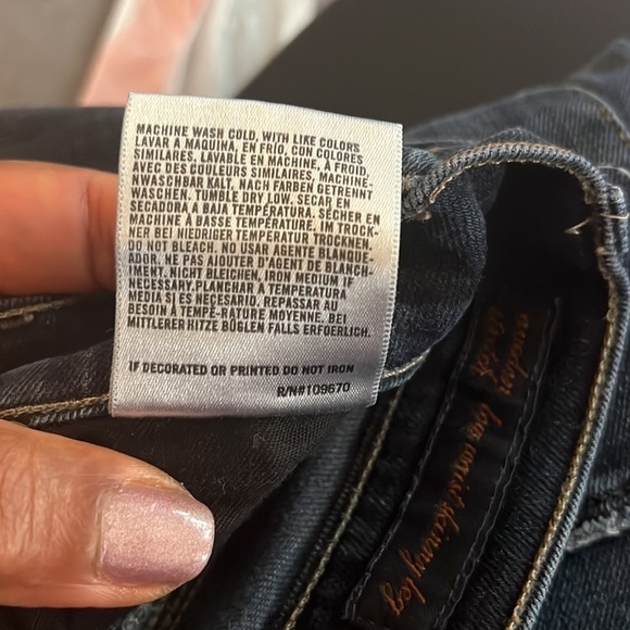 Citizens of Humanity Avedon stretch low waist skinny leg jeans pants size 25 - Picture 11 of 14